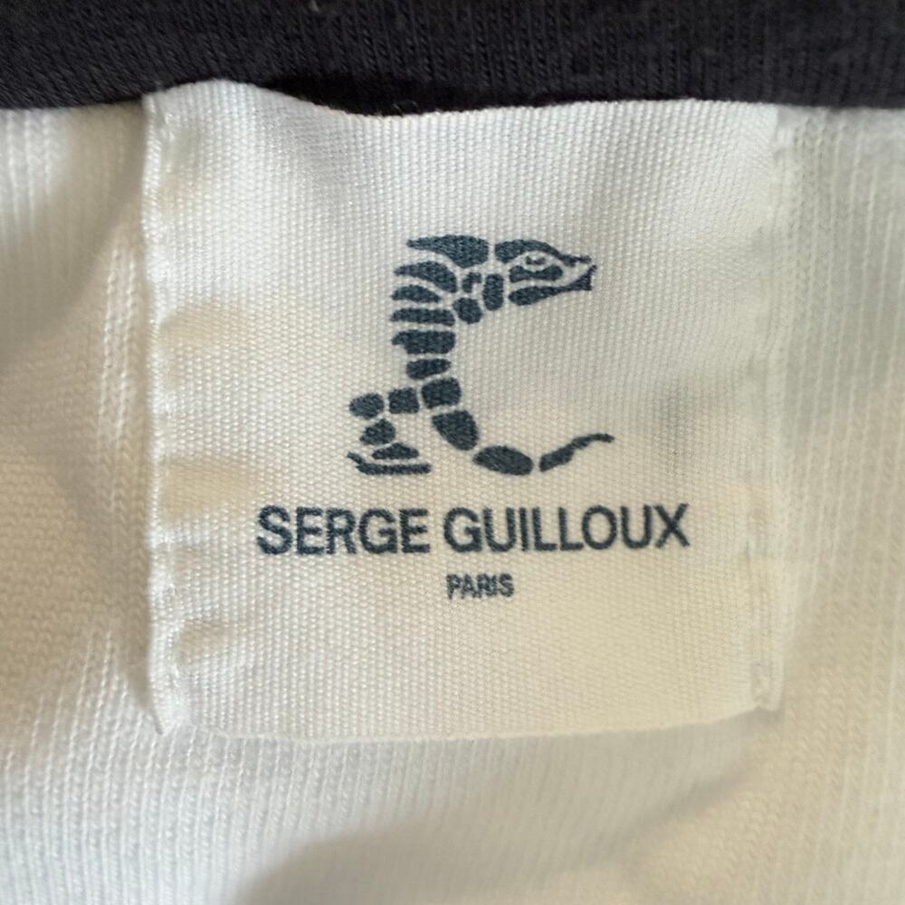 Serge Guilloux Paris White Maxi Dress S Racerback Sleeveless Made in France - Picture 7 of 12